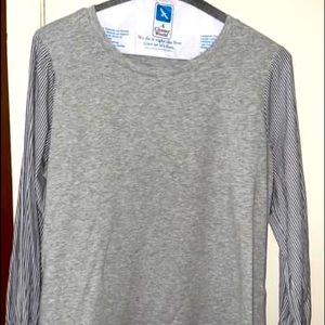 Crown & Ivy top size xxl, fits like an xl IMO .